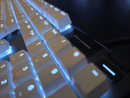 SteelSeries Apex 5 (Custom | Balti Keycapai) 4