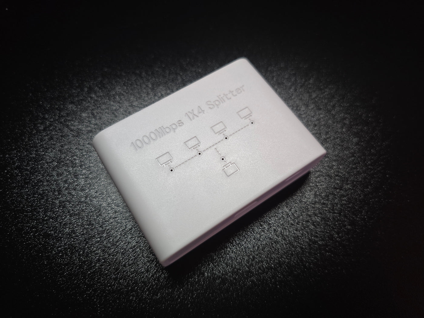 Gigabit Ethernet Spliteris 1x4 — 1000Mbps su USB-C maitinimu