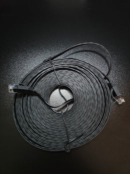 Plokščias Cat6 Ethernet Laidas 1000Mbps — RJ45 3