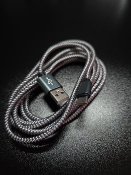 Pintas USB-A į USB-C laidas — nailono pynimas, greitas įkrovimas 2