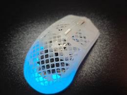 SteelSeries Aerox 3 Wireless Ghost Limited Edition — balta, permatoma 4
