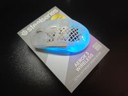 SteelSeries Aerox 3 Wireless Ghost Limited Edition — balta, permatoma 1