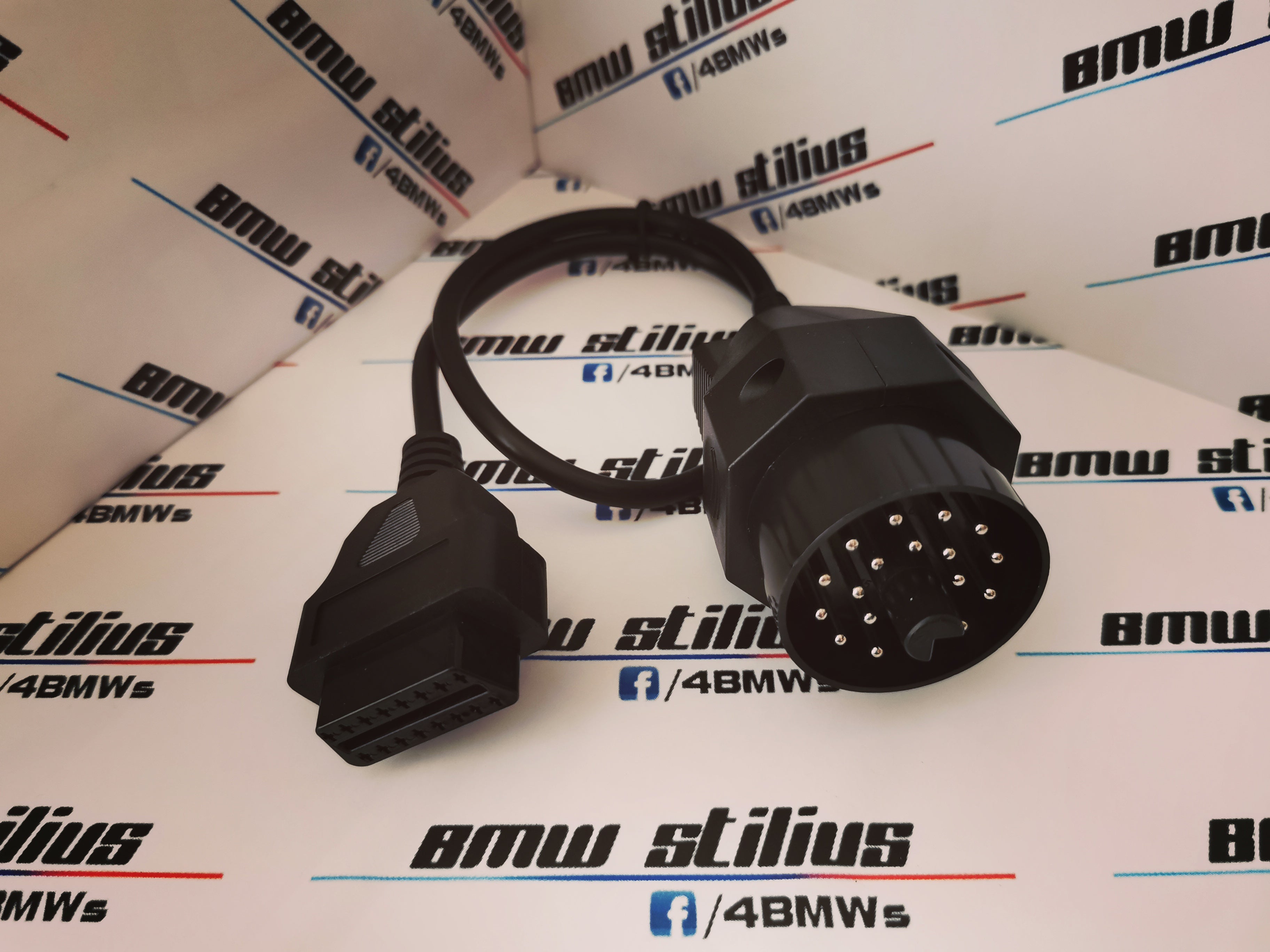 BMW OBD2 perėjimas į apvalią jungtį