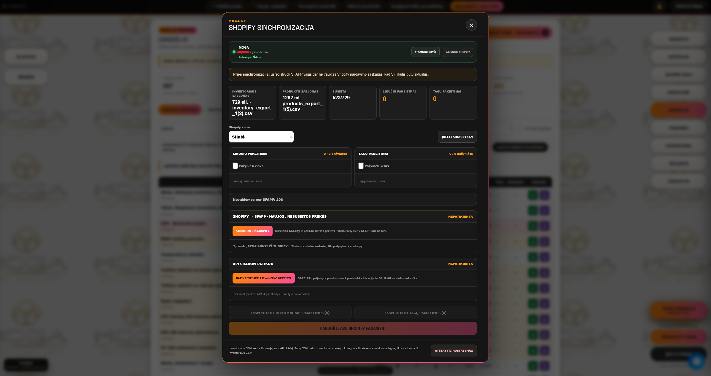 Shopify Sync